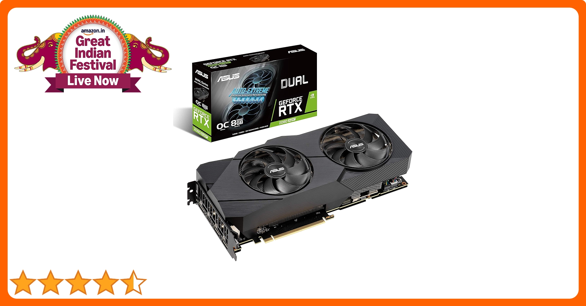 Amazon.in: Buy ASUS GeForce RTX 2080 Super Overclocked 8G